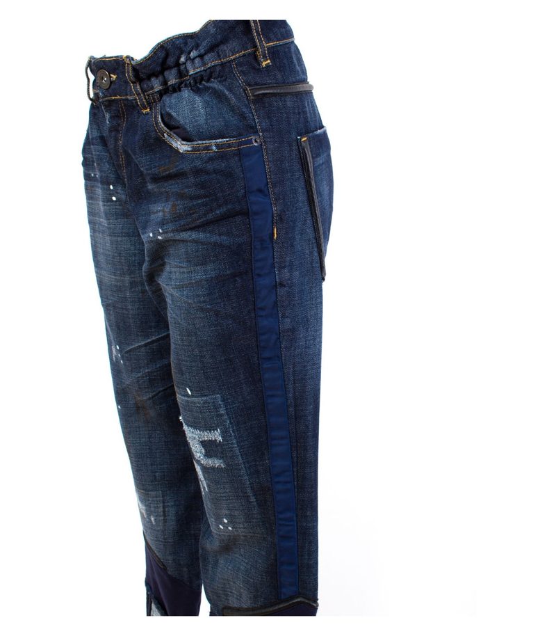 Liebeskind Jeans Tapered Fit Hose Gr. 27 Denim Baumwolle – Foto 4