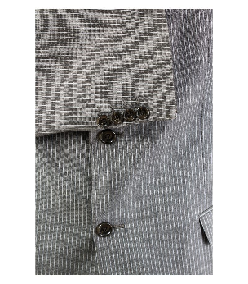 strellson Sakko Business Gr. 50 Grau Wolle – Foto 2