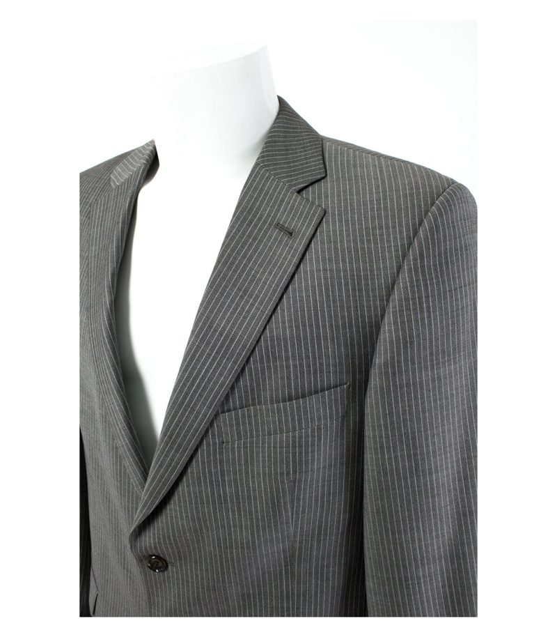 strellson Sakko Business Gr. 50 Grau Wolle – Foto 3