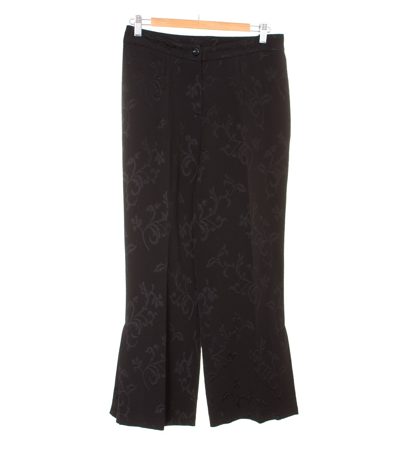 TUZZI Damen Hose Gr. DE 38 Schwarz Baumwolle