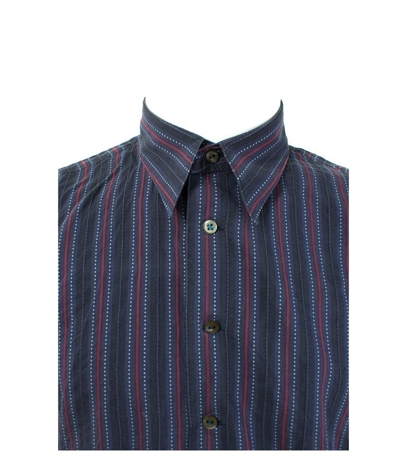 KANDIS & KANDISMANN Hemd Freizeit Hemd Shirt Gr. 3 DE M Gestreift Baumwolle – Foto 2