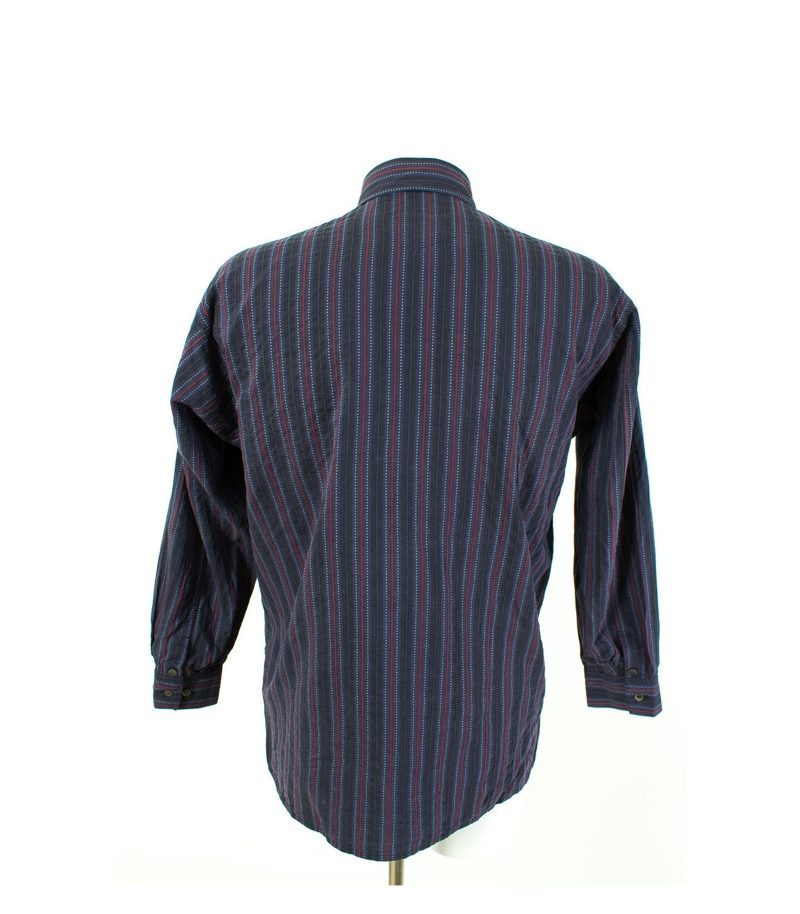 KANDIS & KANDISMANN Hemd Freizeit Hemd Shirt Gr. 3 DE M Gestreift Baumwolle – Foto 3