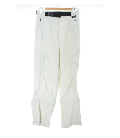 Schöffel Damen Hose Zip-off Hose Cargohose Outdoor Freizeit Lichtgrau Gr. DE 40