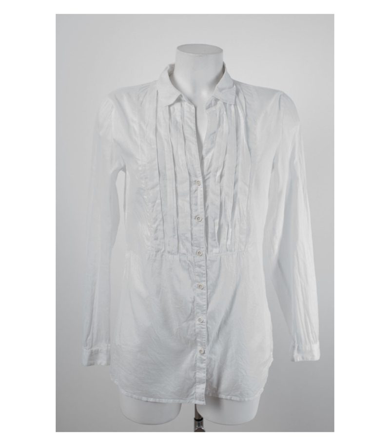 Marc O´Polo Bluse Klassische Damenbluse Shirt Baumwolle Gr. 38 Weiß – Foto 1