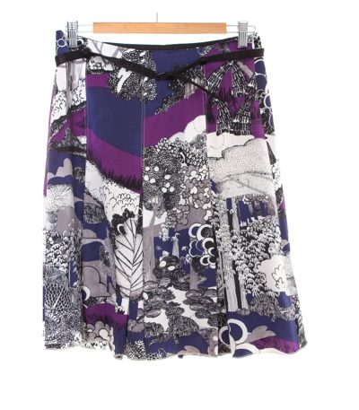 drykorn Damen for beautiful people Rock Gr. DE 38 Reine Mehrfarbig Seide