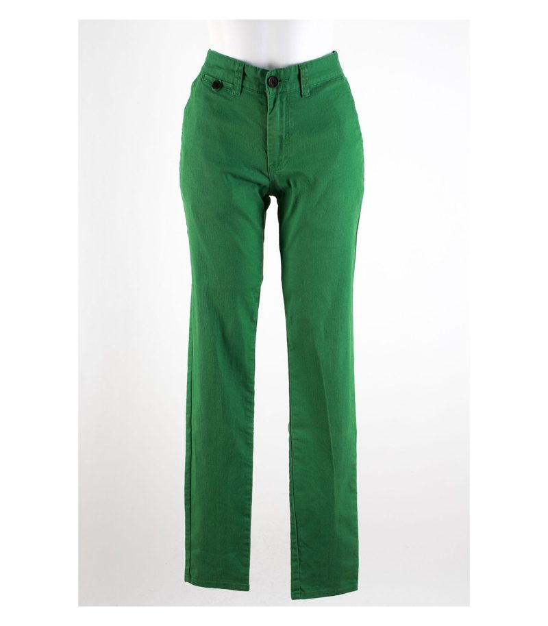 Damen Jeans Gr. W32 L32 Sommerhose Baumwollhose Grün Denim – Foto 1