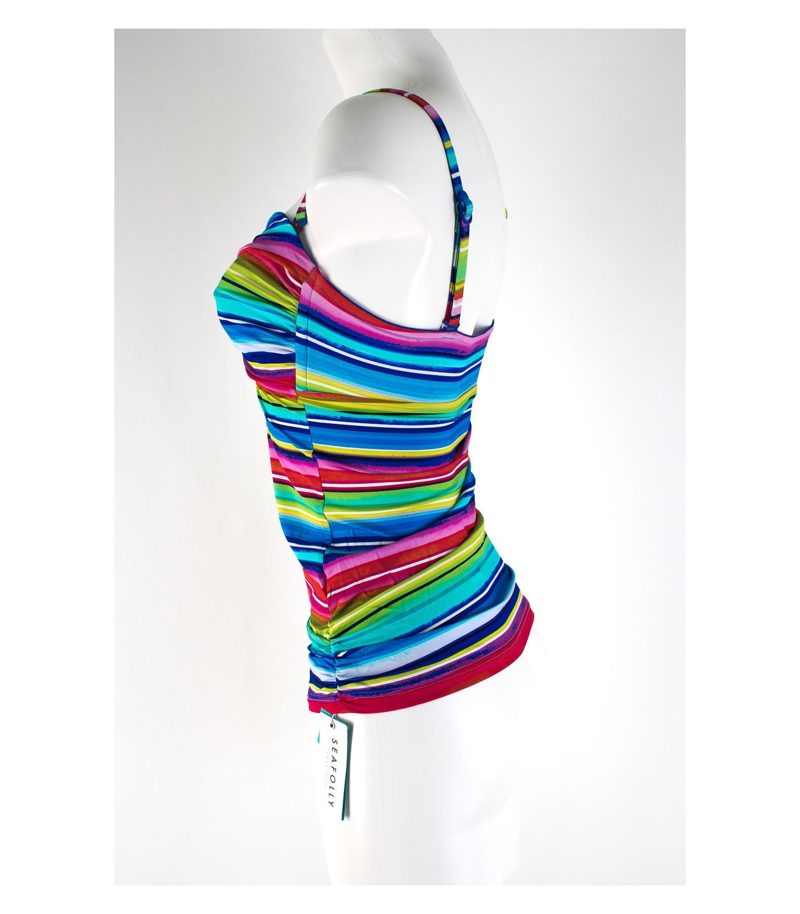 SEAFOLLY Badeanzug Oberteil Top Bikini Monokini Tankini Gr. 10 DE 36 D CUP NEU – Foto 2