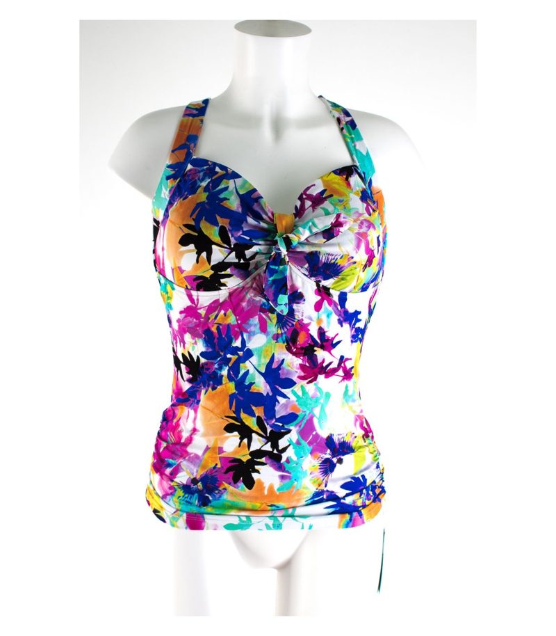 SEAFOLLY Badeanzug Oberteil Top Bikini Monokini Tankini Gr. 10 DE 36 DD CUP NEU – Foto 1
