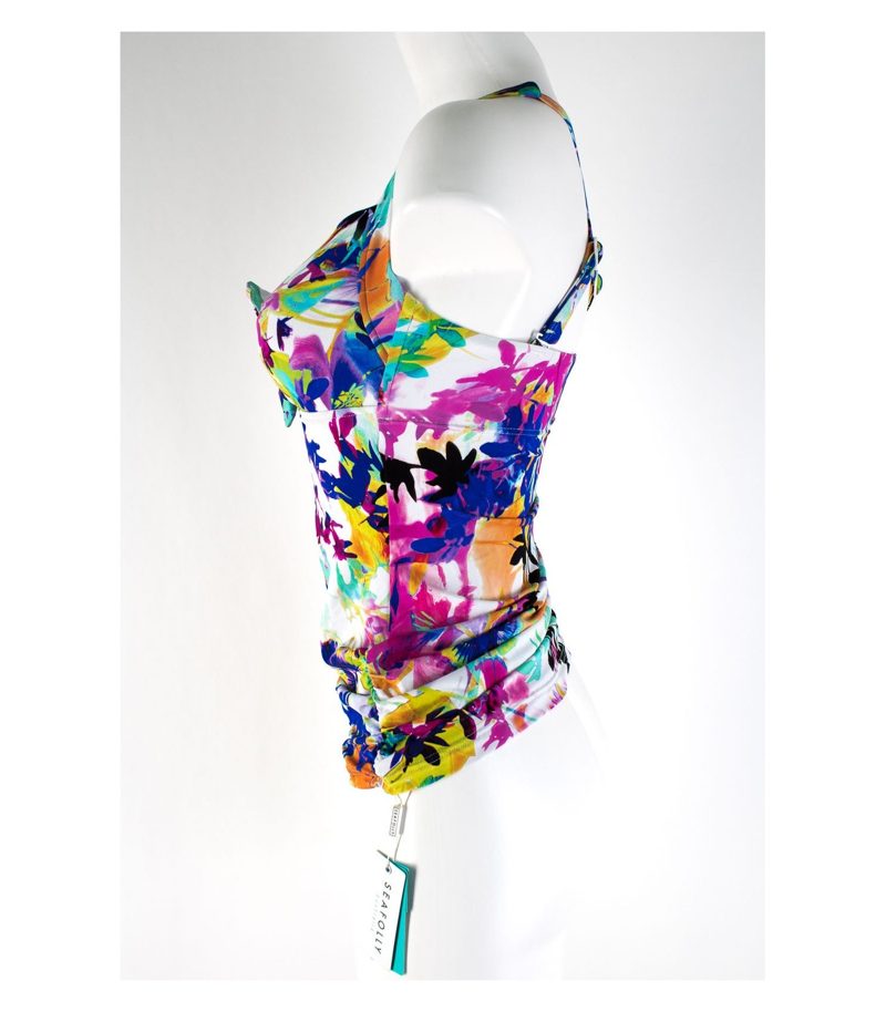 SEAFOLLY Badeanzug Oberteil Top Bikini Monokini Tankini Gr. 10 DE 36 DD CUP NEU – Foto 2