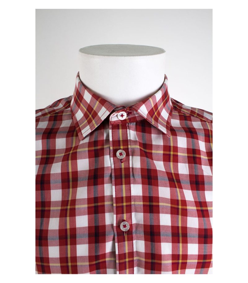 TIGER OF SWEDEN Hemd Slim Fit Freizeit Hemd Shirt Kariert Gr. 41 Baumwolle NEU – Foto 2
