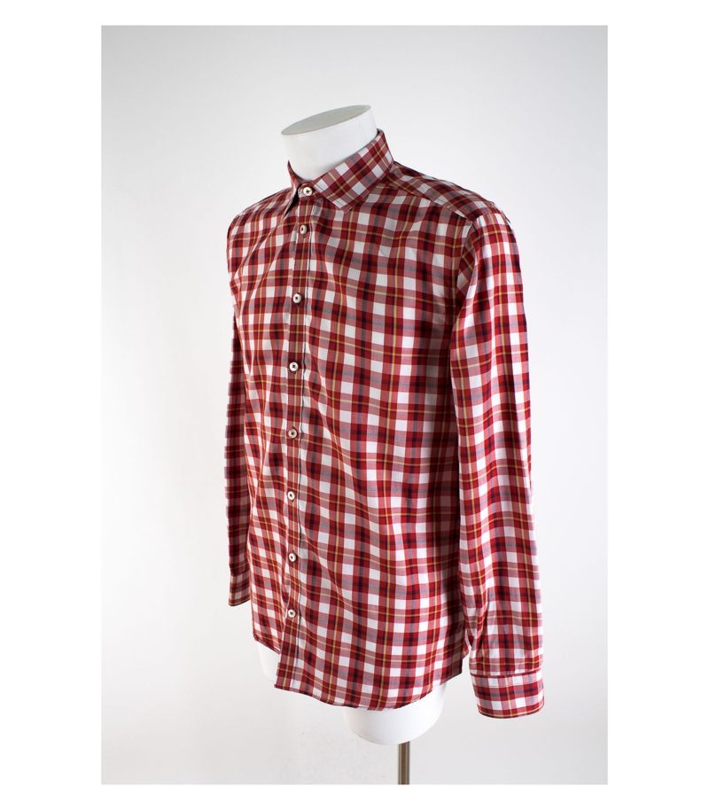 TIGER OF SWEDEN Hemd Slim Fit Freizeit Hemd Shirt Kariert Gr. 41 Baumwolle NEU – Foto 3