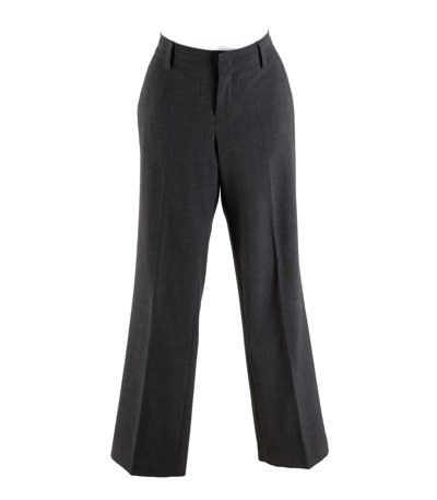 STEFANEL Hose Gerades Bein Business Gr. 34 Grau