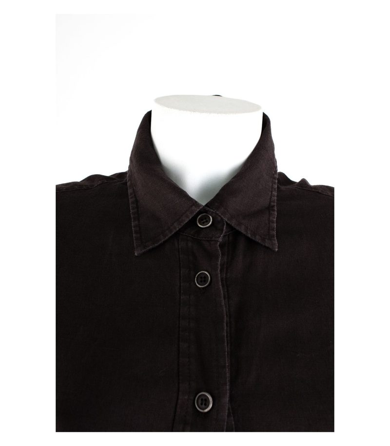 Marc O´Polo Kleid Hemdkleid Casual Gr. 36 Braun Leinen – Foto 2