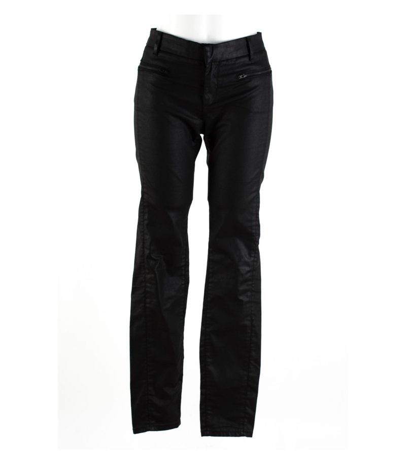 Filippa K Jeans Skinny Baumwollhose Gr. M Schwarz Denim – Foto 1