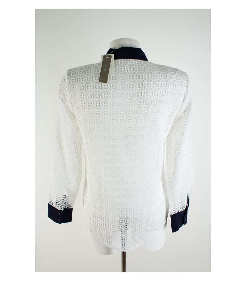 J.CREW Damen Bluse Lace Shirt Gr. 4 DE 34 Spitzenbluse NEU – Foto 4