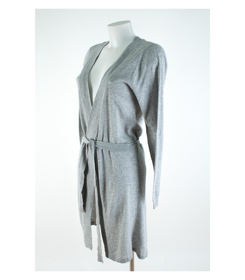 Massimo Dutti Damen Strickjacke Cardigan Longjacke Gr. L Baumwolle Strick – Foto 2