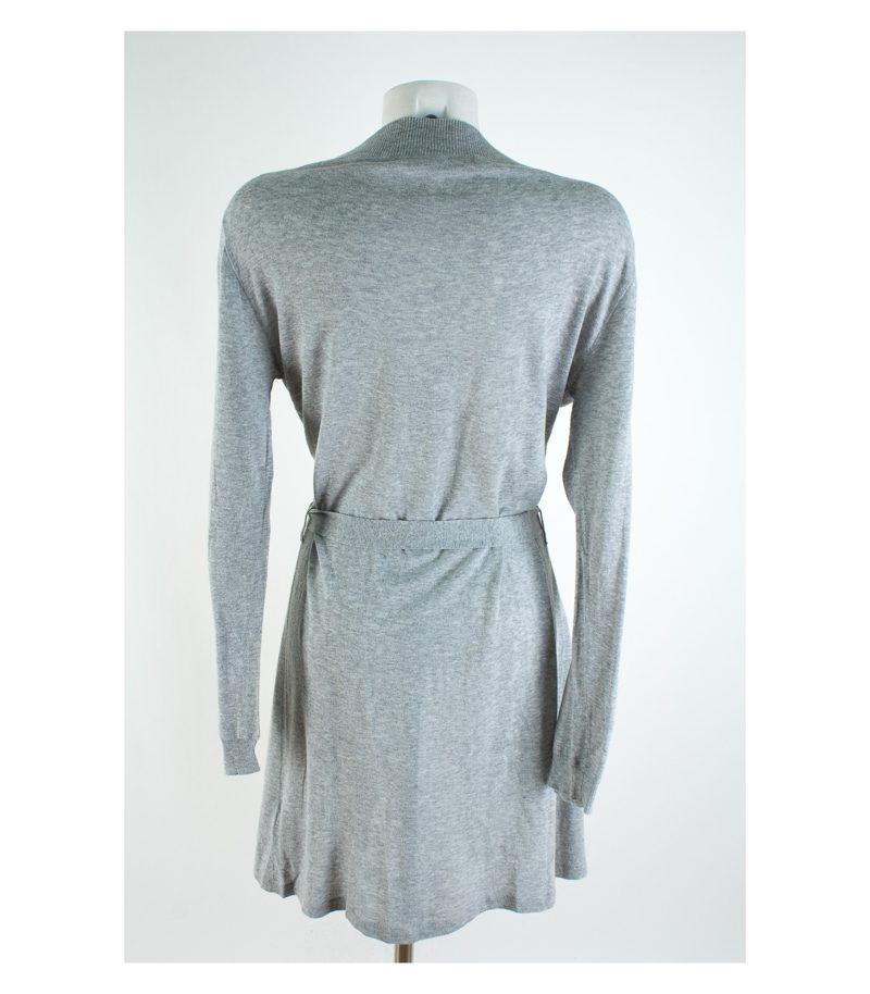 Massimo Dutti Damen Strickjacke Cardigan Longjacke Gr. L Baumwolle Strick – Foto 3
