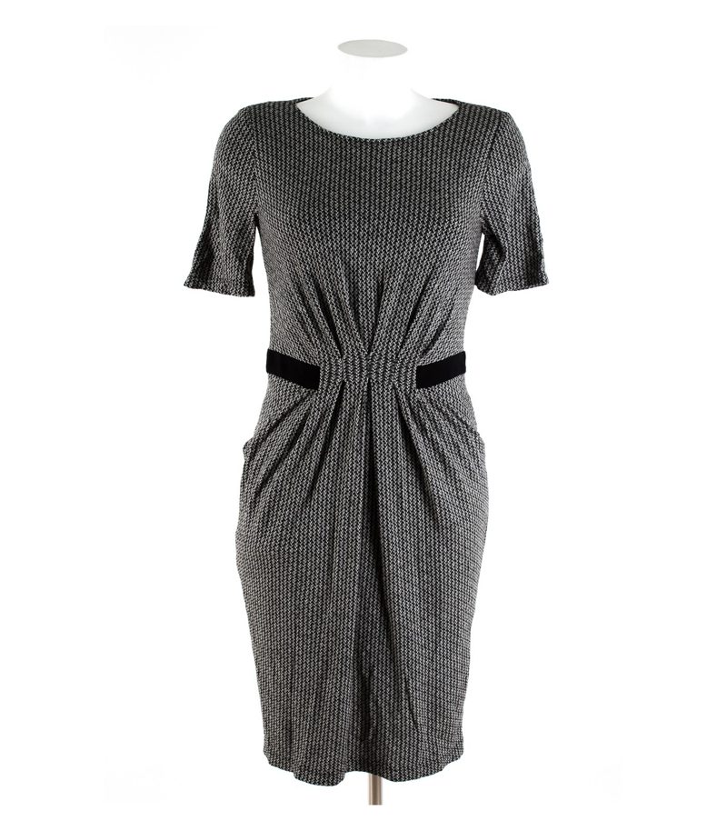 BARBARA SCHWARZER Damen Kleid Etuikleid Gr. 36 Wolle – Foto 1