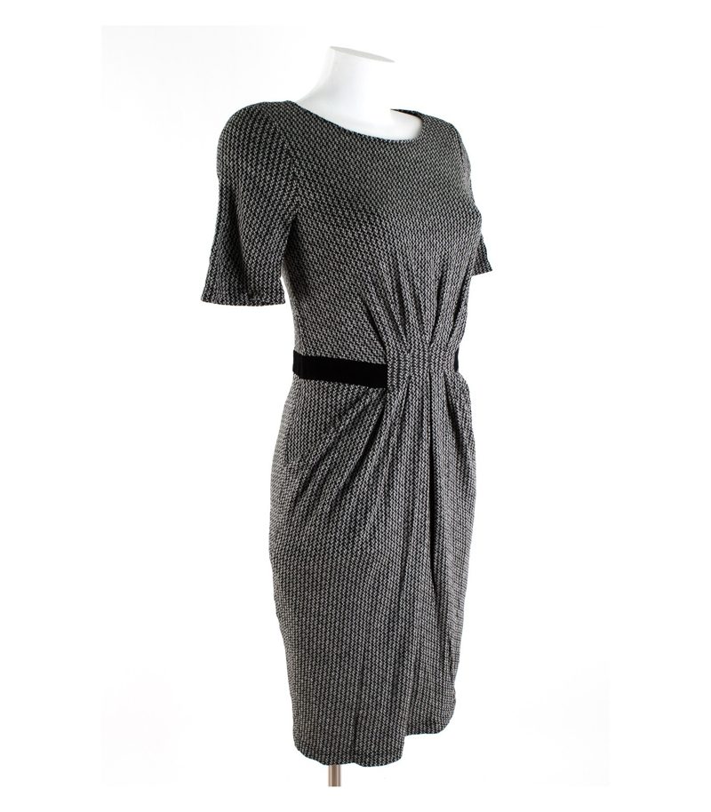 BARBARA SCHWARZER Damen Kleid Etuikleid Gr. 36 Wolle – Foto 2