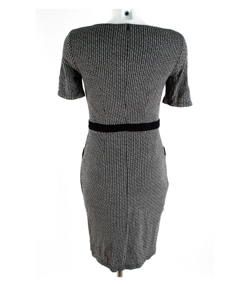BARBARA SCHWARZER Damen Kleid Etuikleid Gr. 36 Wolle – Foto 3