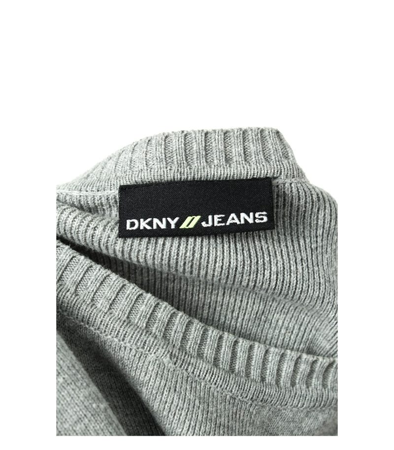 DKNY Damen Pullover Kurzarm Pulli Feinstrick Gr. XS Baumwolle Strick – Foto 3