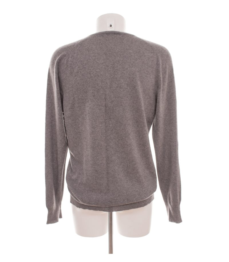 März München Herren Pullover Gr. 52 Grau V-Ausschnitt Meliert – Foto 3