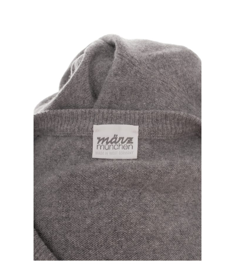 März München Herren Pullover Gr. 52 Grau V-Ausschnitt Meliert – Foto 5