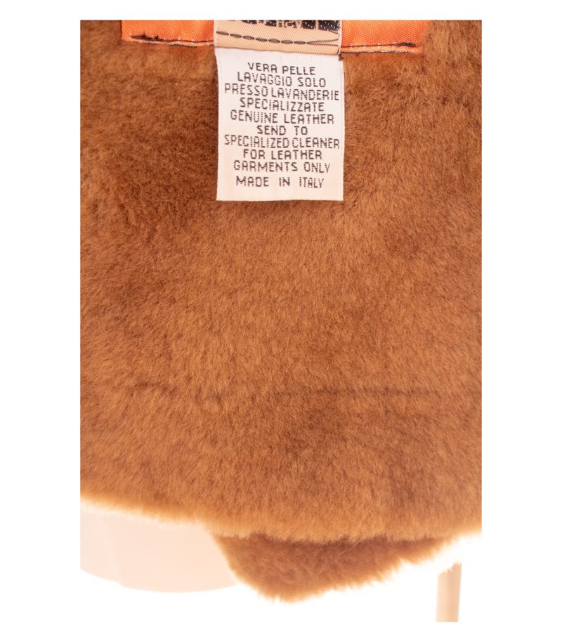 Steven Ashford Damen Lammfelljacke  Gr. 36 Braun Lederjacke Leder – Foto 9