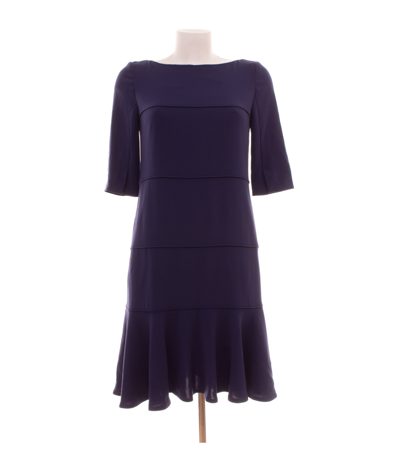 Talbot Runhof Damen Kleid Gr. 34 Blau A-Linie