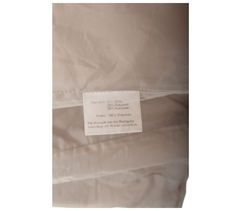 Hallhuber Damen Mantel Gr. 34 Gloria Beige Einreiher Wollmix – Foto 11