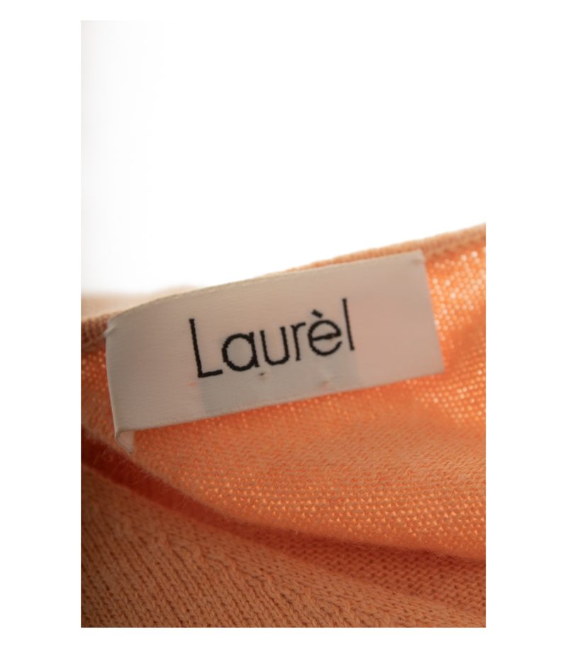 Laurèl Damen Top Gr. 38 (IT 44) Orange Stricktop Seidenmix – Foto 8
