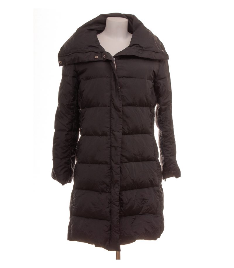 Hallhuber Essentials Damen Mantel Gr. 42 Schwarz Daunenfüllung – Foto 1
