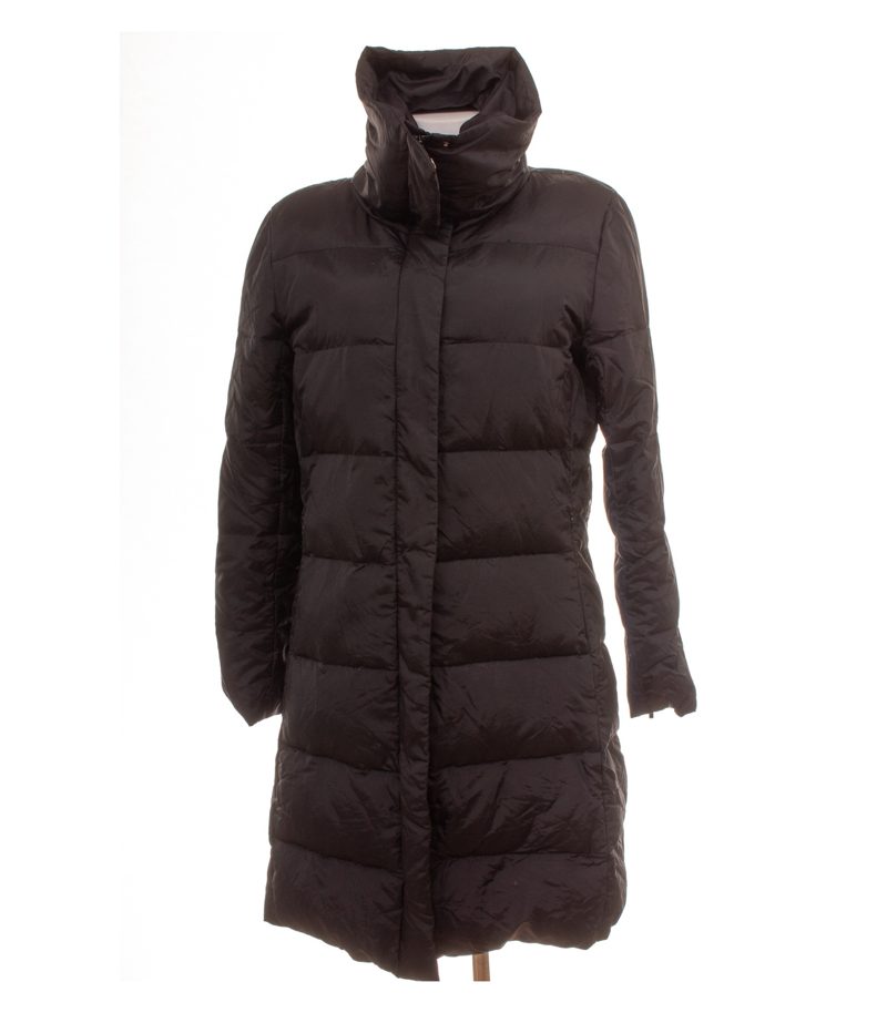 Hallhuber Essentials Damen Mantel Gr. 42 Schwarz Daunenfüllung – Foto 2