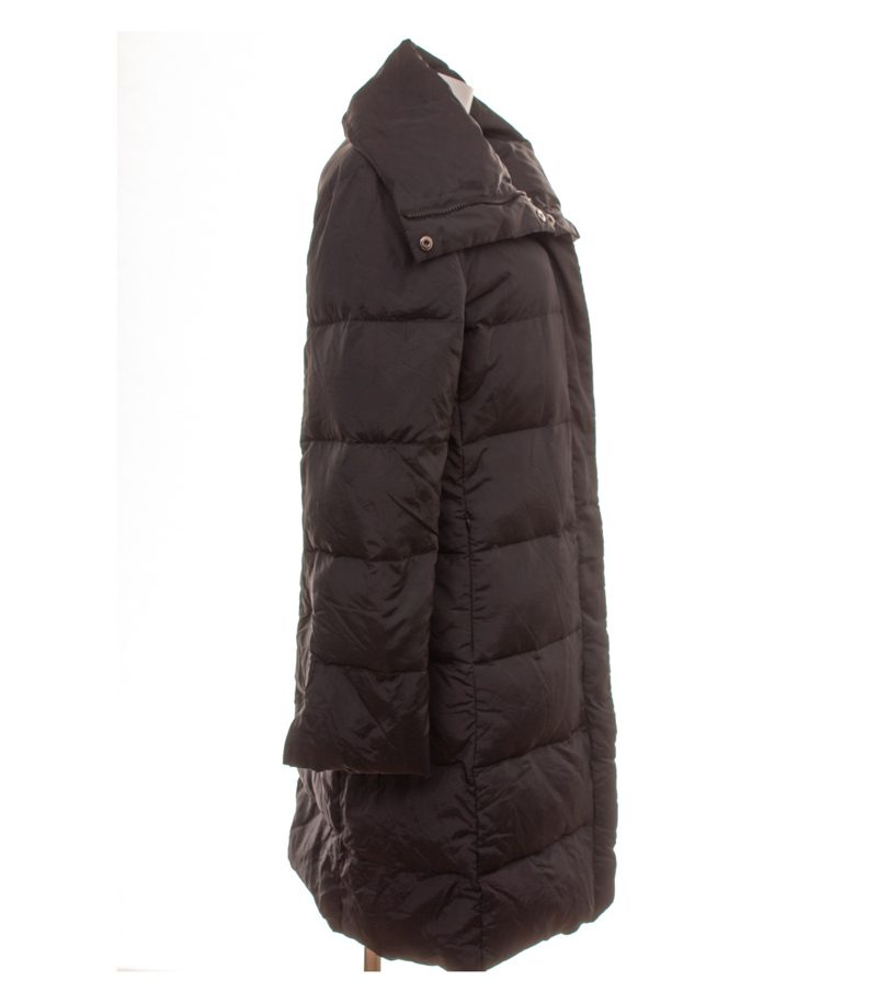 Hallhuber Essentials Damen Mantel Gr. 42 Schwarz Daunenfüllung – Foto 3