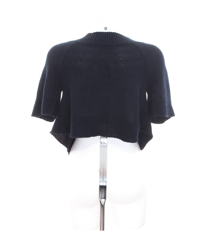 MAX&GO Damen Jacke Schulterjäckchen Gr. S Blau Baumwolle – Foto 4