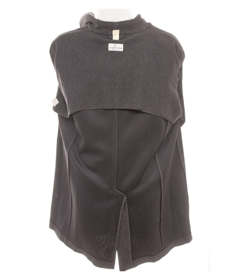 Cerruti 1881 Herren Mantel ca. Gr. 52 Grau Wollmix Meliert – Foto 6