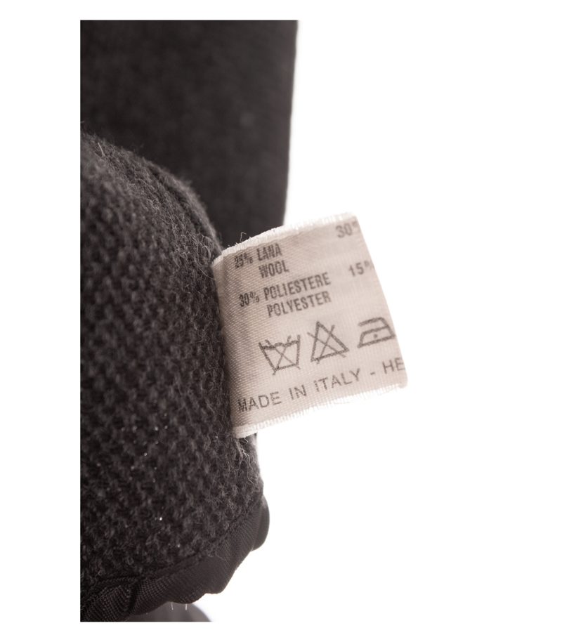 Cerruti 1881 Herren Mantel ca. Gr. 52 Grau Wollmix Meliert – Foto 9