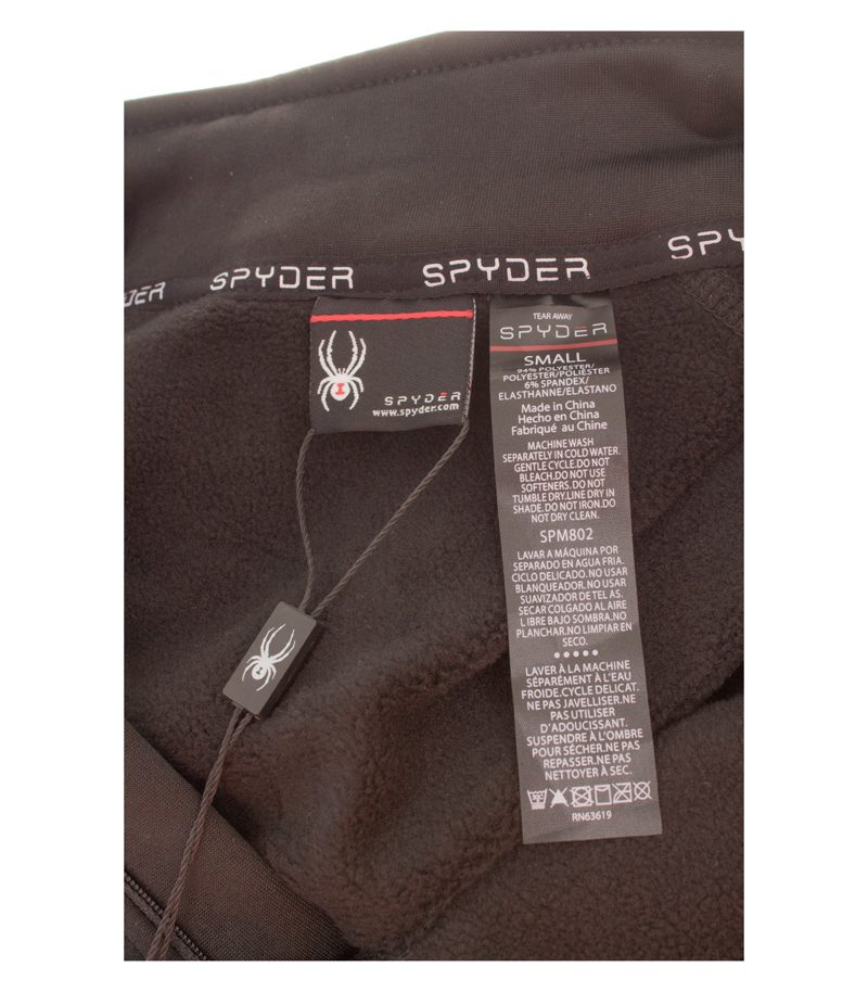 Spyder Herren Shirt Gr. S SPM802 Schwarz Funktionsshirt – Foto 9