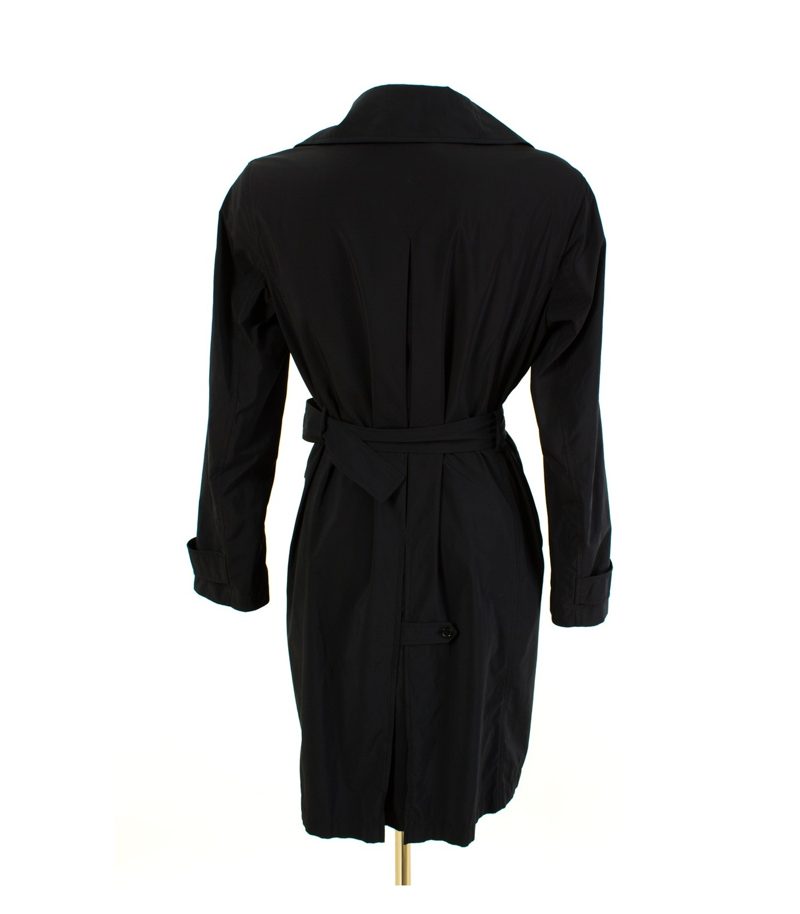 ORWELL Mantel Trenchcoat leichter Gr. XS/34 Schwarz – Foto 2