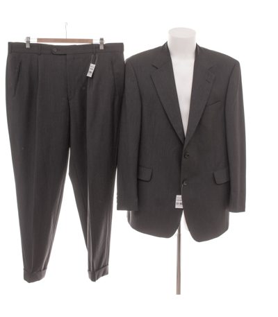 Atelier Torino Herren Anzug Gr. 54 Milano Grau Wollmix