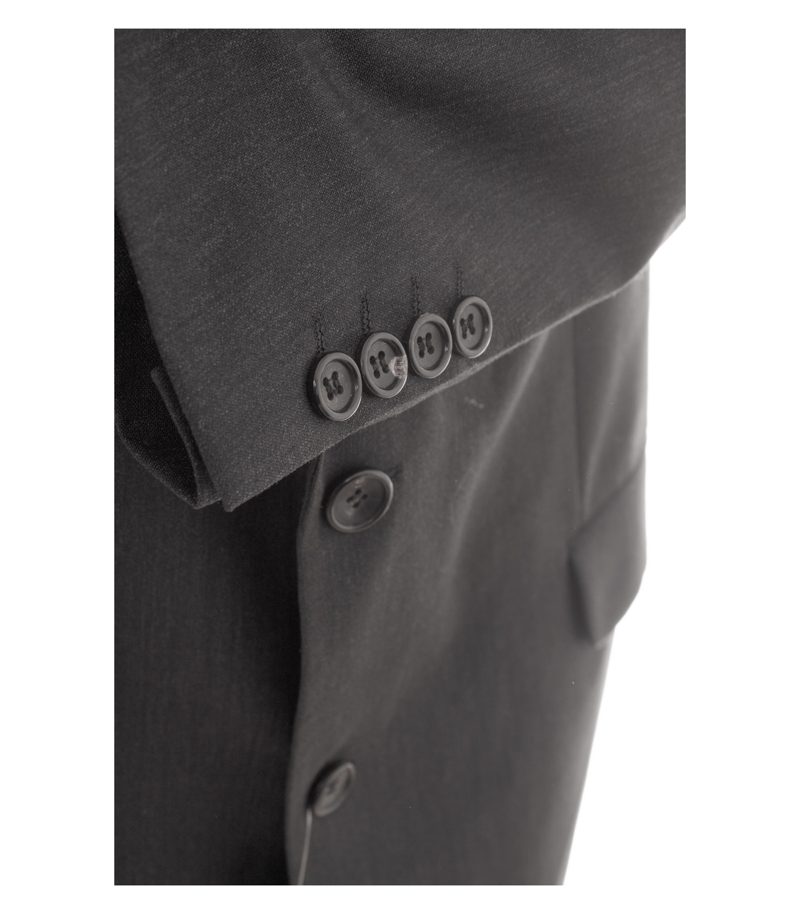 Atelier Torino Herren Anzug Gr. 54 Milano Grau Wollmix – Foto 3