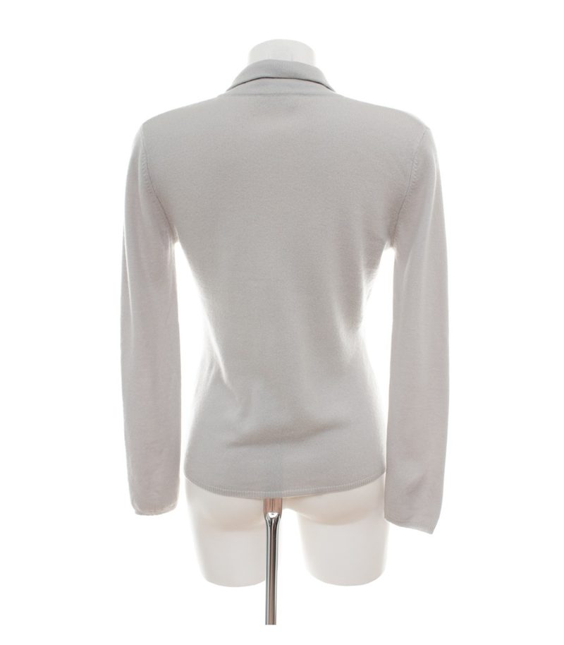 Cipriani Damen Strickjacke Gr. 38 Grau Cardigan Kaschmir – Foto 3