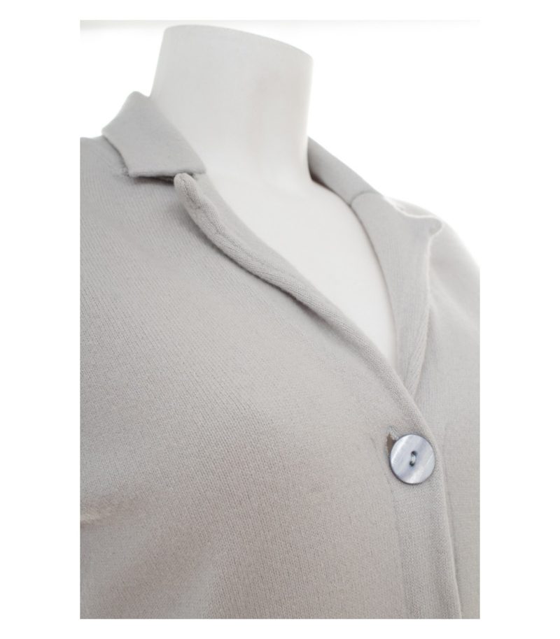 Cipriani Damen Strickjacke Gr. 38 Grau Cardigan Kaschmir – Foto 5