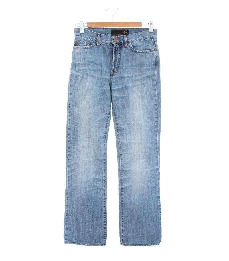 JUST CAVALLI Damen Jeans Hellblau Gr. 27 Denim Baumwolle – Foto 1