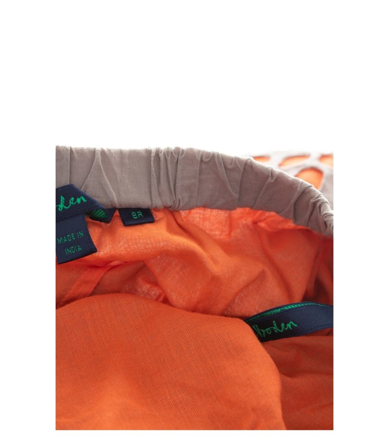 Boden Damen Rock A-Linien-Rock Gr. UK 8 (DE 34) Florale Cut-Outs Baumwolle – Foto 3