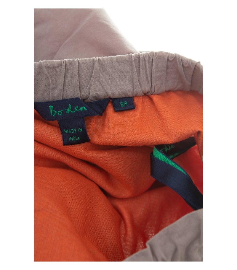 Boden Damen Rock A-Linien-Rock Gr. UK 8 (DE 34) Florale Cut-Outs Baumwolle – Foto 4
