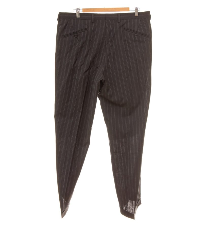 KENZO Herren HOMME Hose Anzughose Nadelstreifen Reserve Gr. 54 Braun Wolle – Foto 2