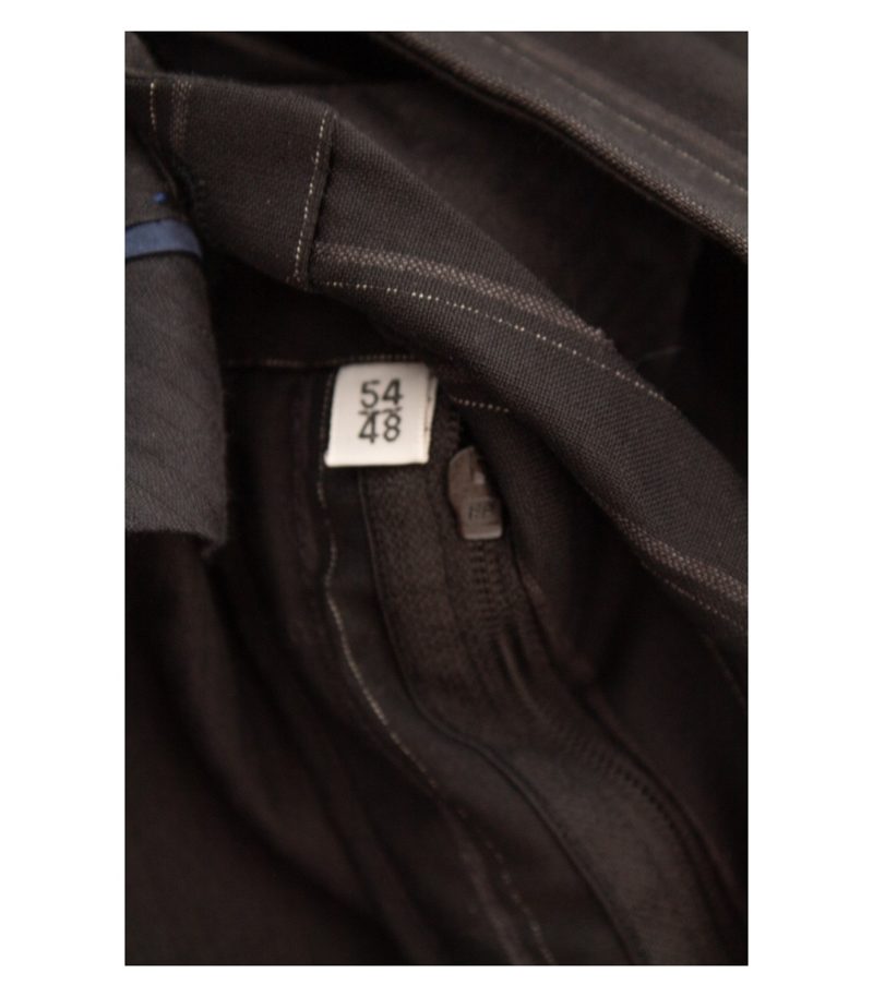 KENZO Herren HOMME Hose Anzughose Nadelstreifen Reserve Gr. 54 Braun Wolle – Foto 4
