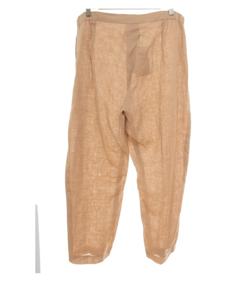 MARINA RINALDI Damen Hose Leinenhose Respiro Gr. IT 58 (DE 50) Beige Leinen – Foto 2
