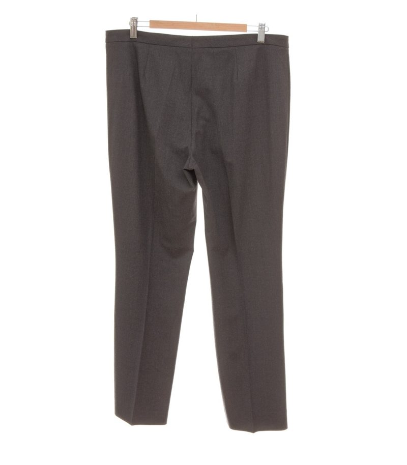 ESCADA Damen Hose Business Anzughose Gr. 44 Grau Wolle – Foto 2